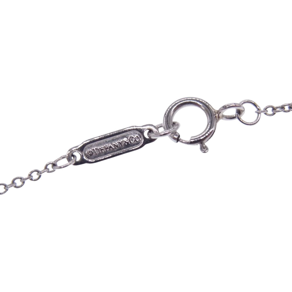 TIFFANY&Co. ティファニー ペーパーフラワー ダイヤモンド PT950 ネックレス シルバー系【中古】