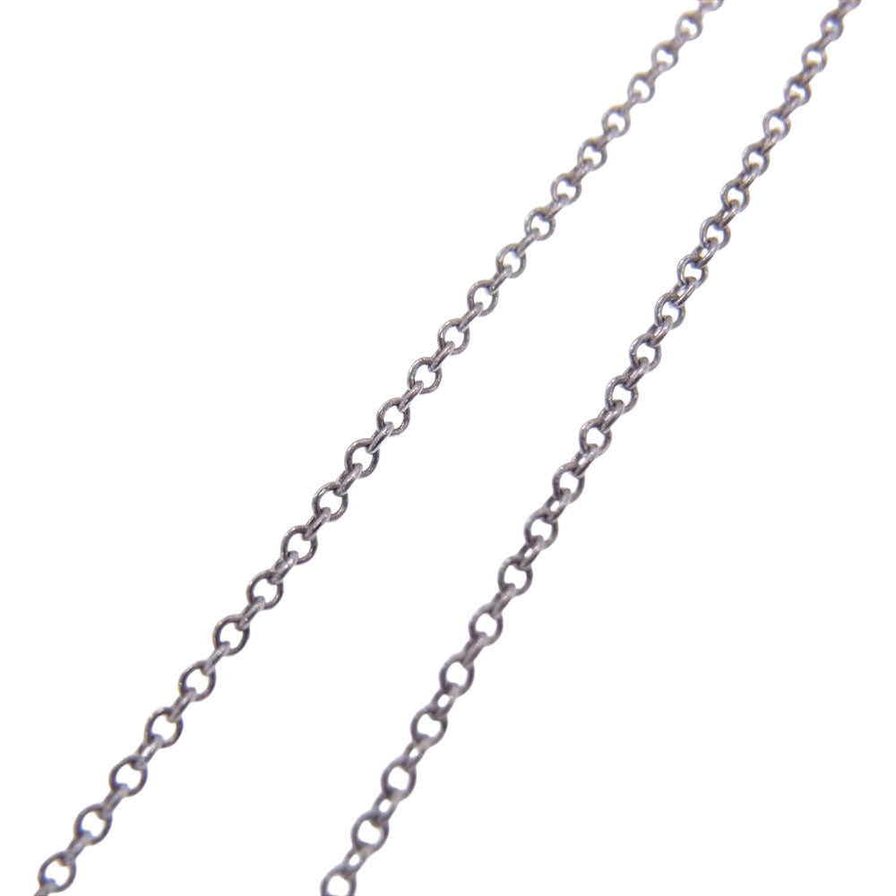 TIFFANY&Co. ティファニー ペーパーフラワー ダイヤモンド PT950 ネックレス シルバー系【中古】