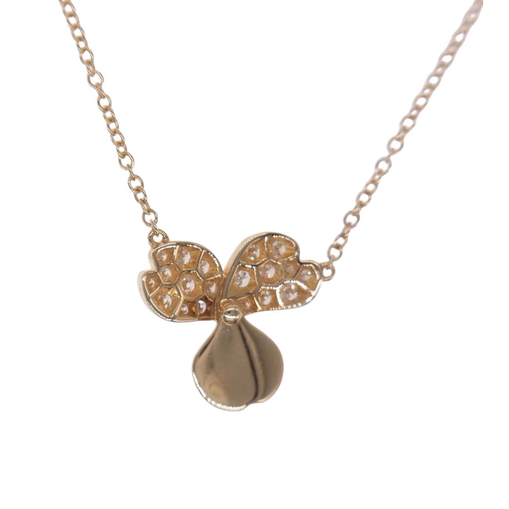 TIFFANY&Co. ティファニー K18 PAPER FLOWERS ペーパーフラワー ネックレス ゴールド系【中古】