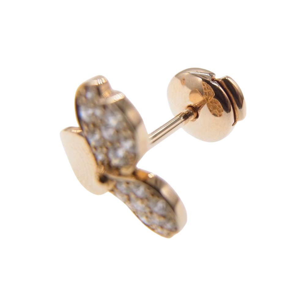 TIFFANY&Co. ティファニー K18 PAPER FLOWERS ペーパーフラワーダイヤ ピアス ゴールド系【中古】