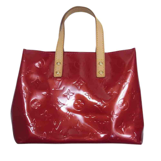 LOUIS VUITTON ルイ・ヴィトン M91088 モノグラム ヴェルニ リード PM バッグ レッド系【中古】