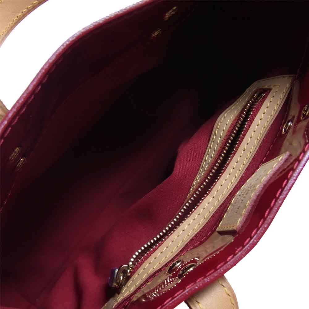 LOUIS VUITTON ルイ・ヴィトン M91088 モノグラム ヴェルニ リード PM バッグ レッド系【中古】