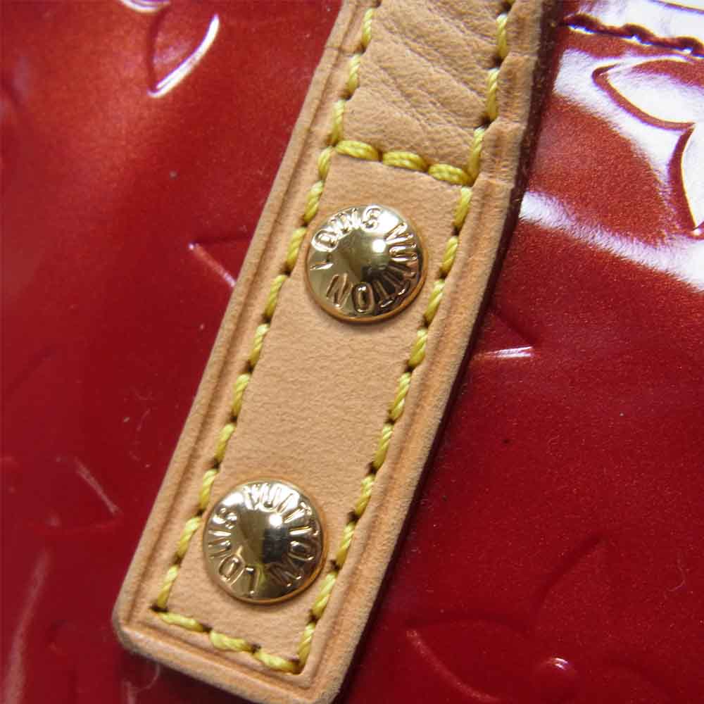 LOUIS VUITTON ルイ・ヴィトン M91088 モノグラム ヴェルニ リード PM バッグ レッド系【中古】