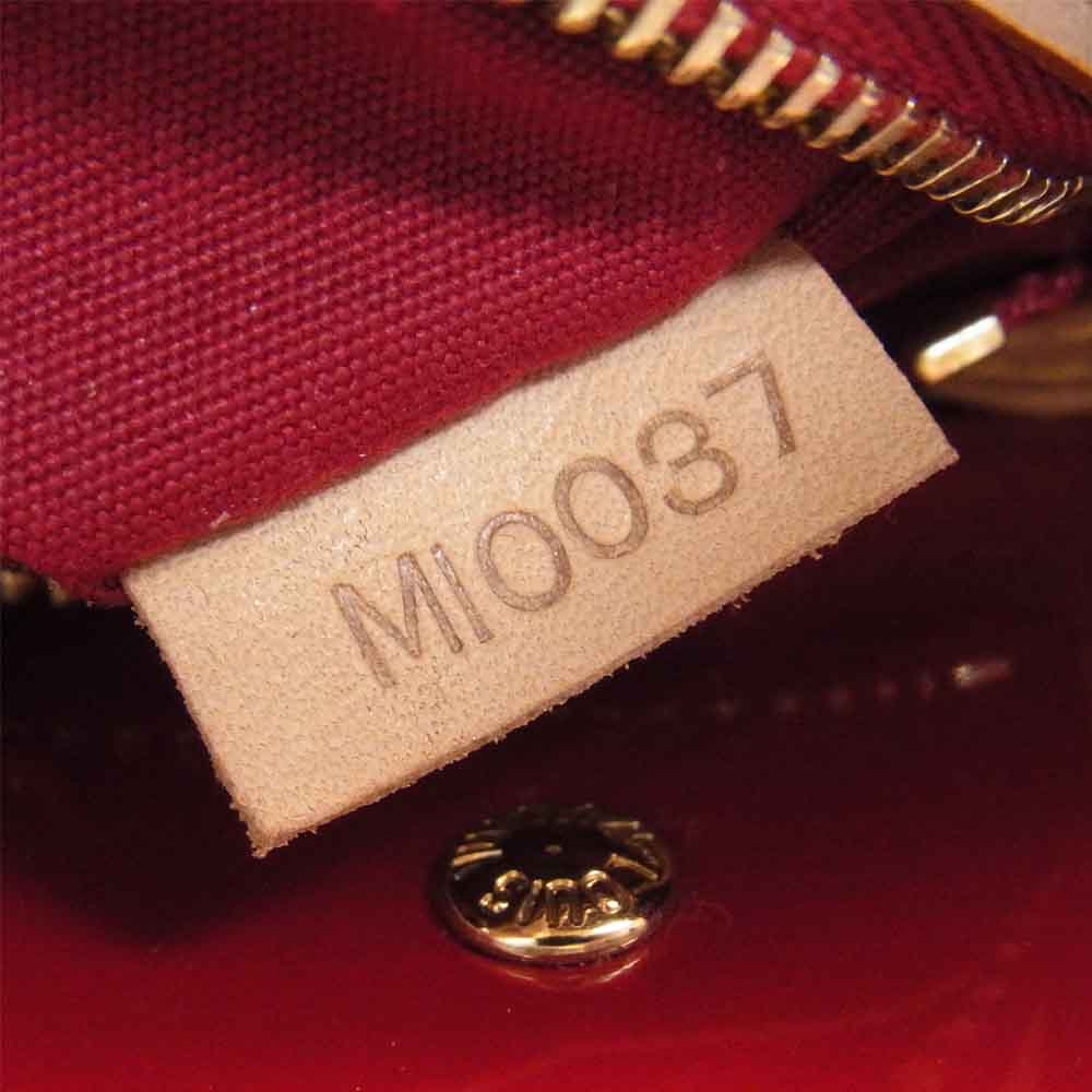 LOUIS VUITTON ルイ・ヴィトン M91088 モノグラム ヴェルニ リード PM バッグ レッド系【中古】