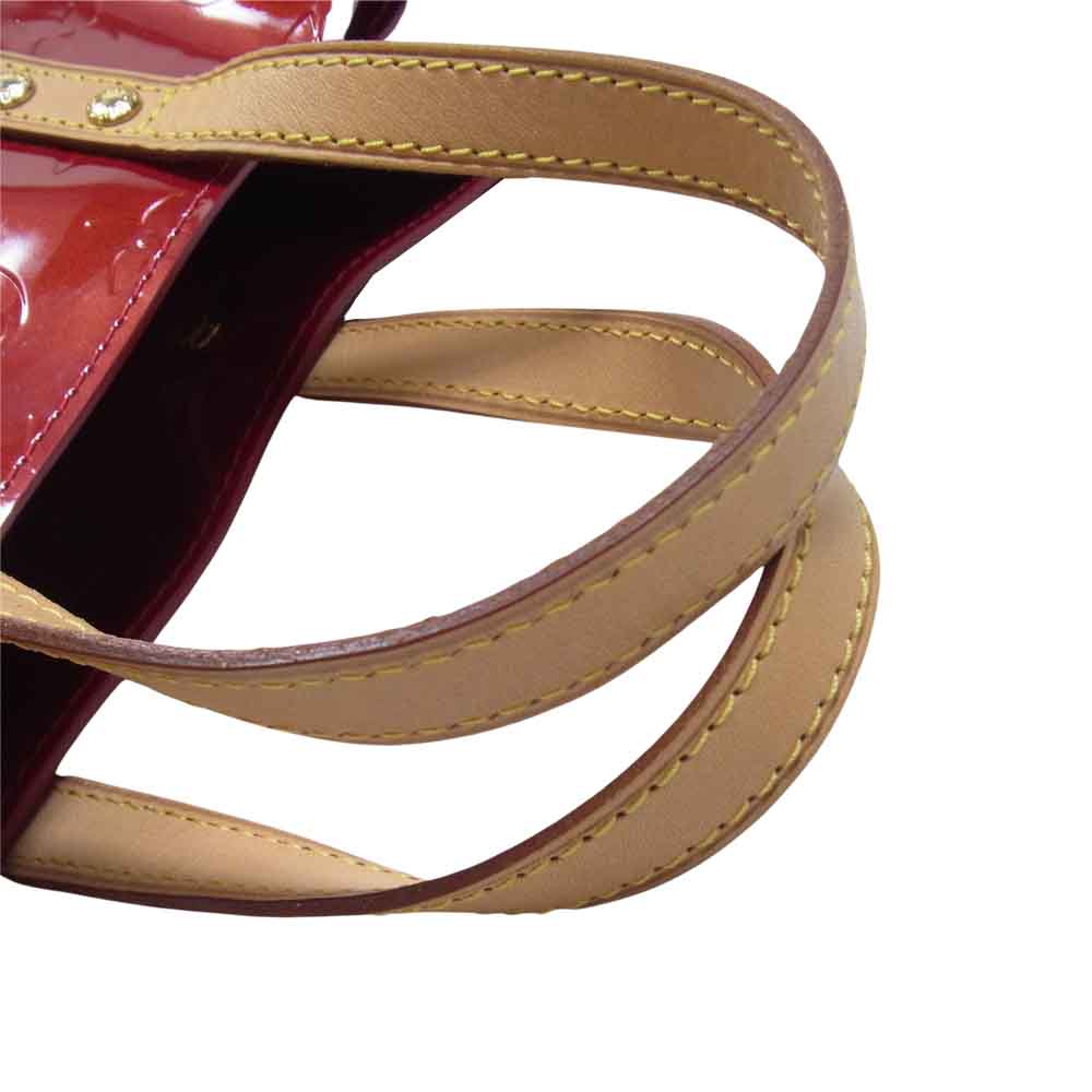LOUIS VUITTON ルイ・ヴィトン M91088 モノグラム ヴェルニ リード PM バッグ レッド系【中古】