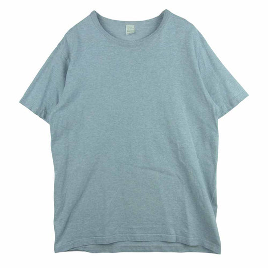 The REAL McCOY'S ザリアルマッコイズ SOLID TEE 半袖 Tシャツ グレー系 L【中古】