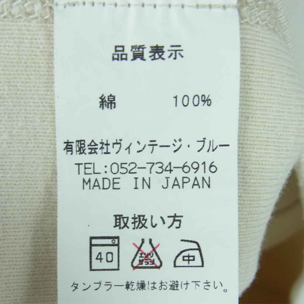 BLACK SIGN ブラックサイン CREW NECK AMISH クルーネック アーミッシュ 長袖 カットソー ベージュ系 40【中古】