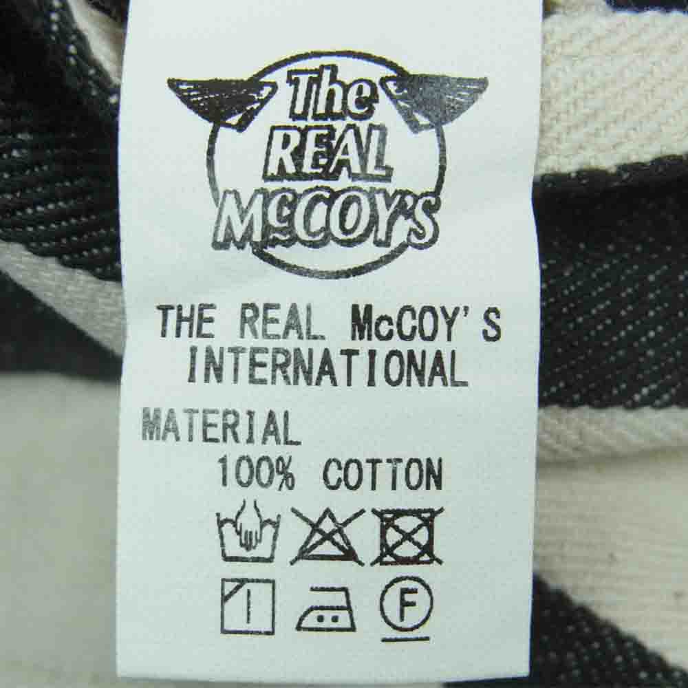 The REAL McCOY'S ザリアルマッコイズ PRISONER TROUSERS プリズナー トラウザーズ パンツ ダークグレー系 オフホワイト系【中古】