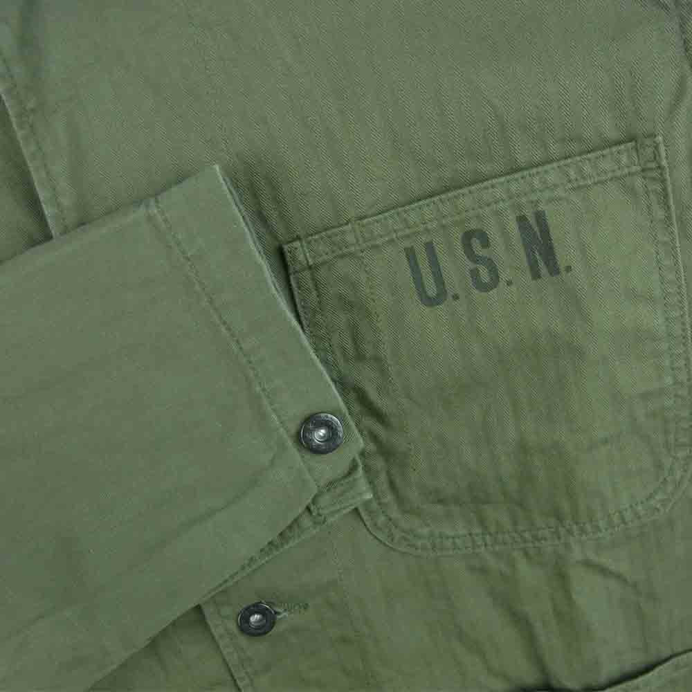 The REAL McCOY'S ザリアルマッコイズ N-3 UTILITY JACKET ヘリンボーン ユーティリティ ジャケット カーキ系【中古】