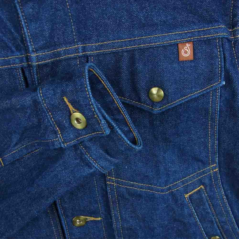 シップ ジョン Ramblin' Jacket ランブリン デニム ジャケット インディゴブルー系 M【中古】