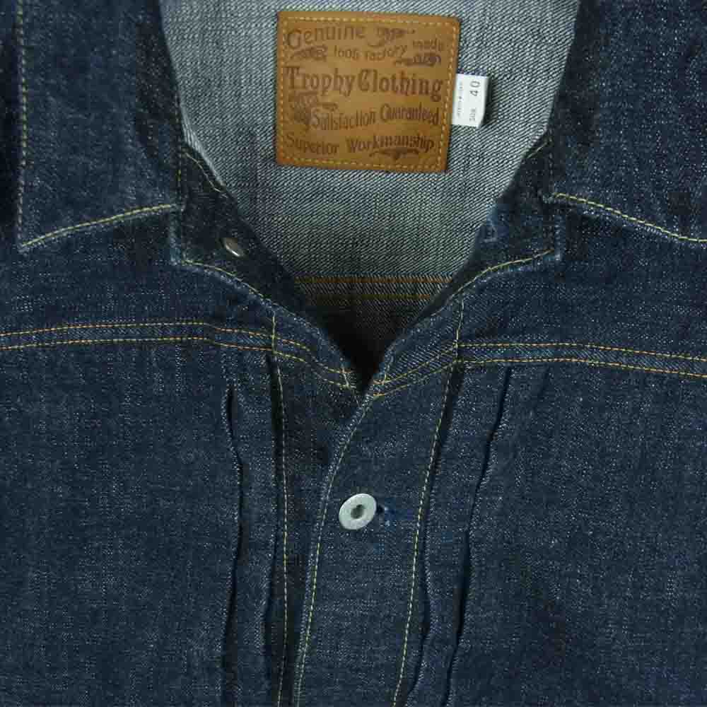 トロフィークロージング Dirt Denim Jacket ダート デニム ジャケット インディゴブルー系 40【美品】【中古】