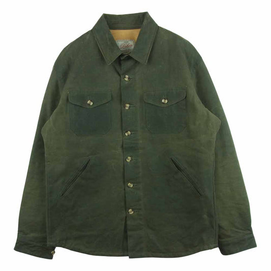ディーエン USA製 オイルド キャンバス ワーク ジャケット コットン カーキ系 M【中古】