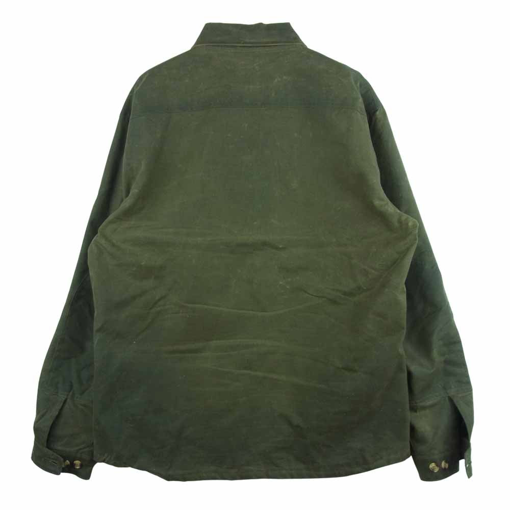 ディーエン USA製 オイルド キャンバス ワーク ジャケット コットン カーキ系 M【中古】
