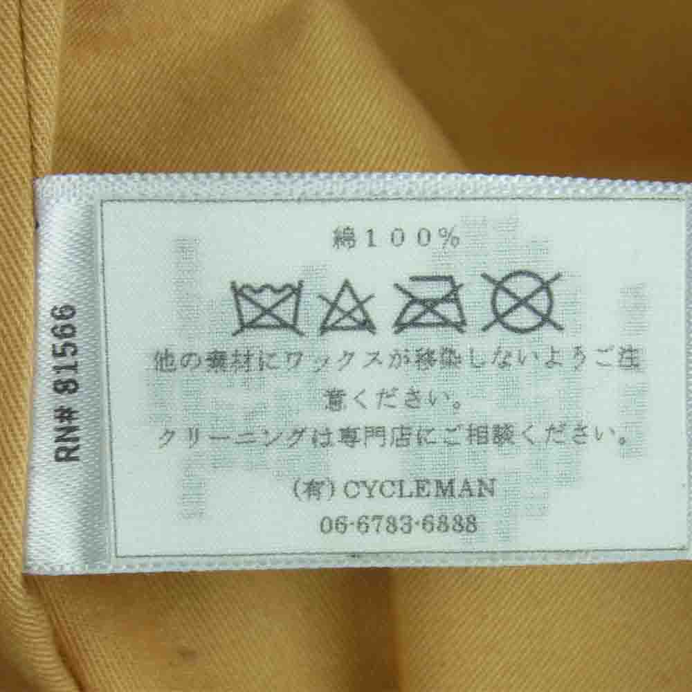 ディーエン USA製 オイルド キャンバス ワーク ジャケット コットン カーキ系 M【中古】