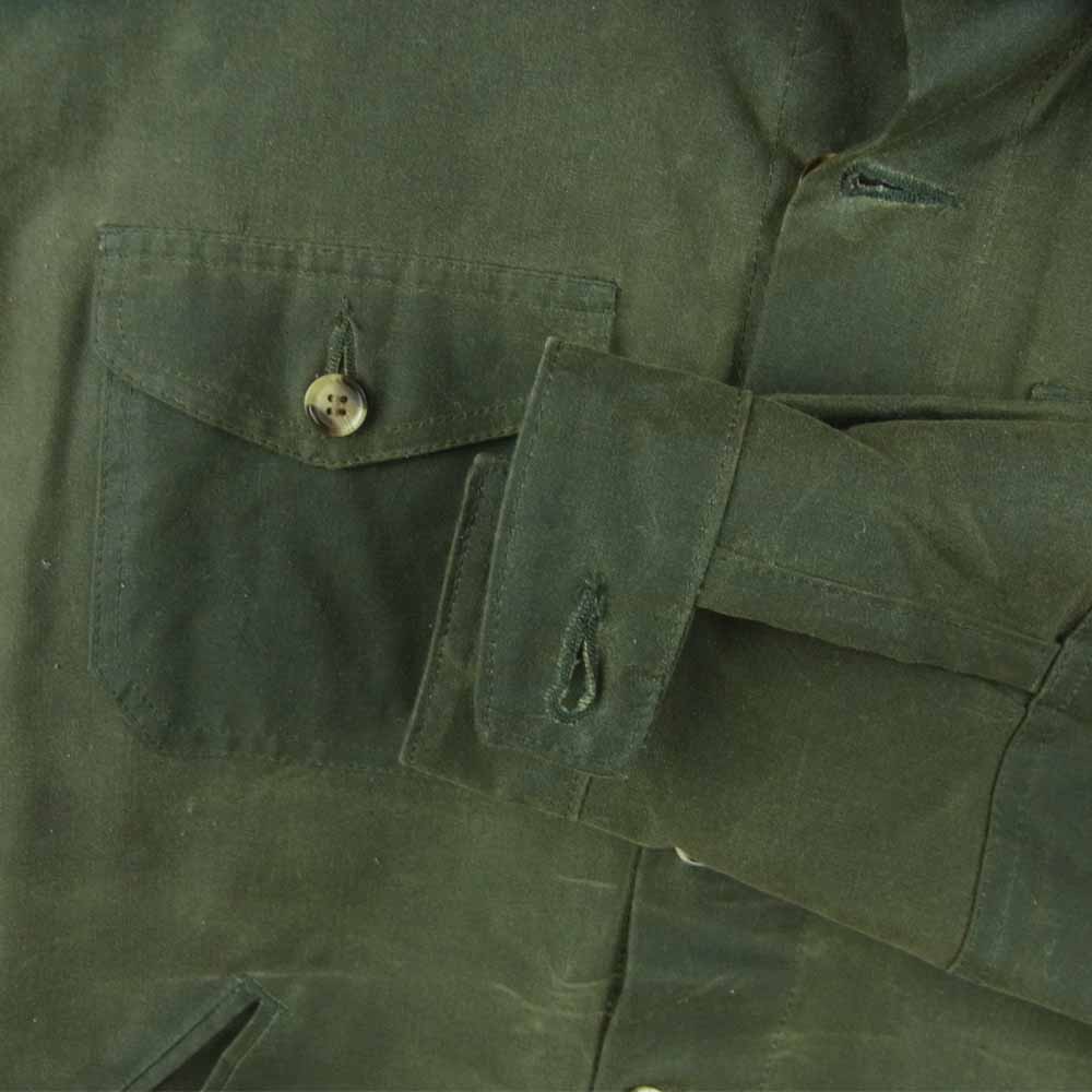 ディーエン USA製 オイルド キャンバス ワーク ジャケット コットン カーキ系 M【中古】