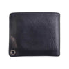CHROME HEARTS クロムハーツ（原本無） 1スナップ レザー ウォレット ブラック系【中古】
