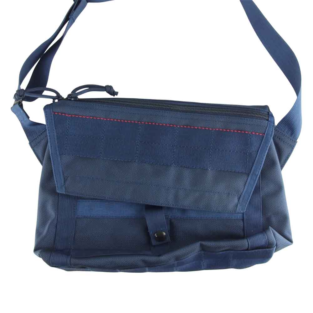 BRIEFING ブリーフィング × BEAMS PLUS 別注 FLEET MESSENGER BAG ビームス メッセンジャー バッグ ネイビー系【中古】