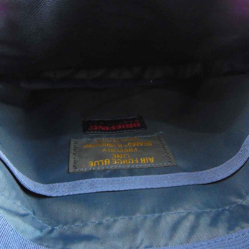 BRIEFING ブリーフィング × BEAMS PLUS 別注 FLEET MESSENGER BAG ビームス メッセンジャー バッグ ネイビー系【中古】