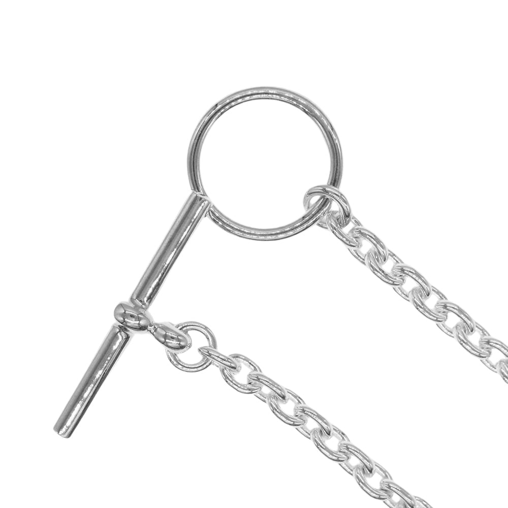 HERMES エルメス H117116B 00 シェーヌ ダンクル パンク GM ロング ネックレス シルバー系【極上美品】【中古】