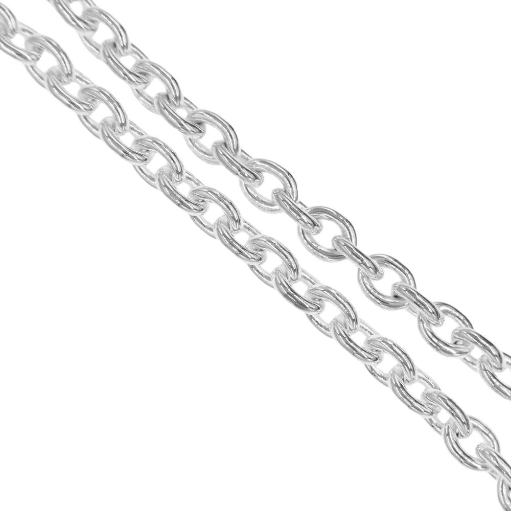 HERMES エルメス H117116B 00 シェーヌ ダンクル パンク GM ロング ネックレス シルバー系【極上美品】【中古】