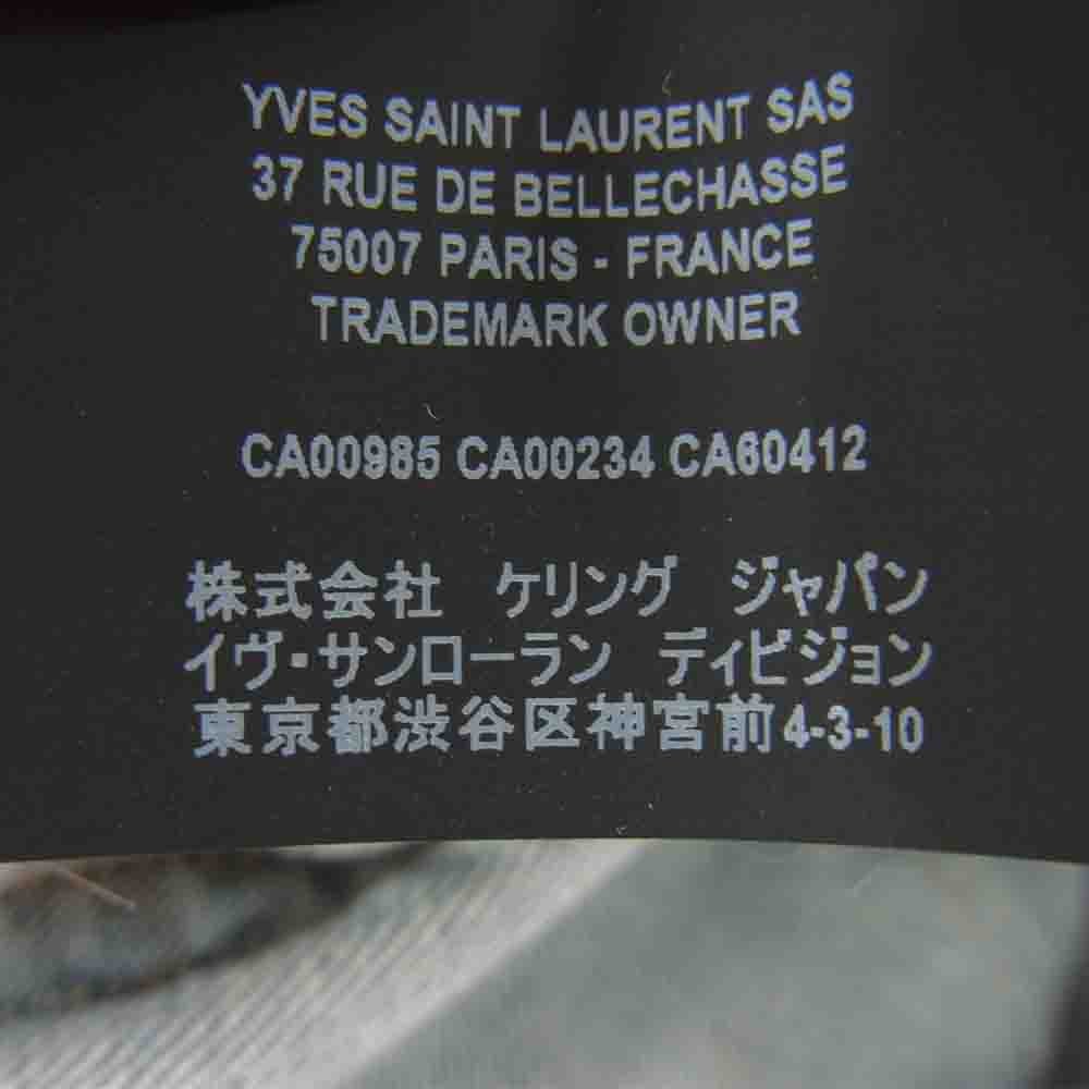 SAINT LAURENT サンローラン d29h 606663 00912 国内正規品 ダメージ加工 デニム パンツ インディゴブルー系 36【中古】