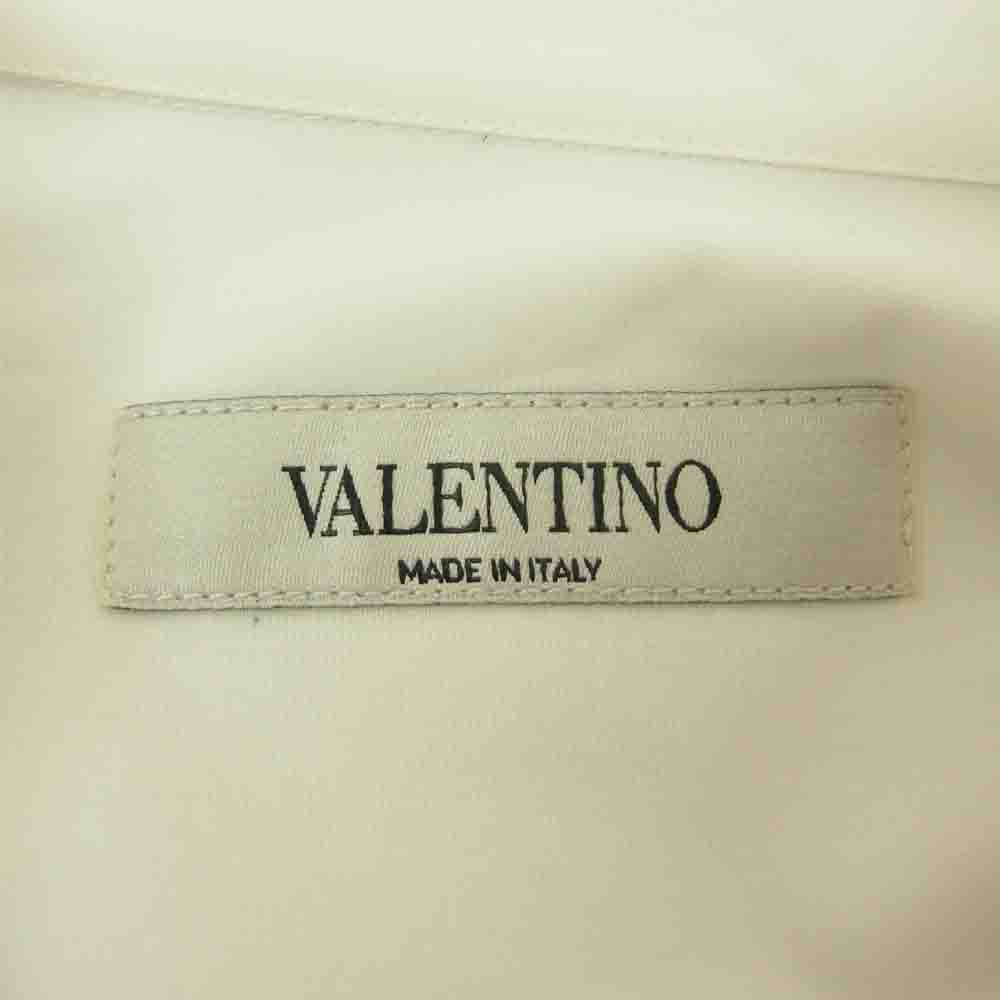 VALENTINO ヴァレンティノ 20ss tv0aba9569u 国内正規品 ロゴ ドリームプリント シャツ ホワイト系 40【中古】