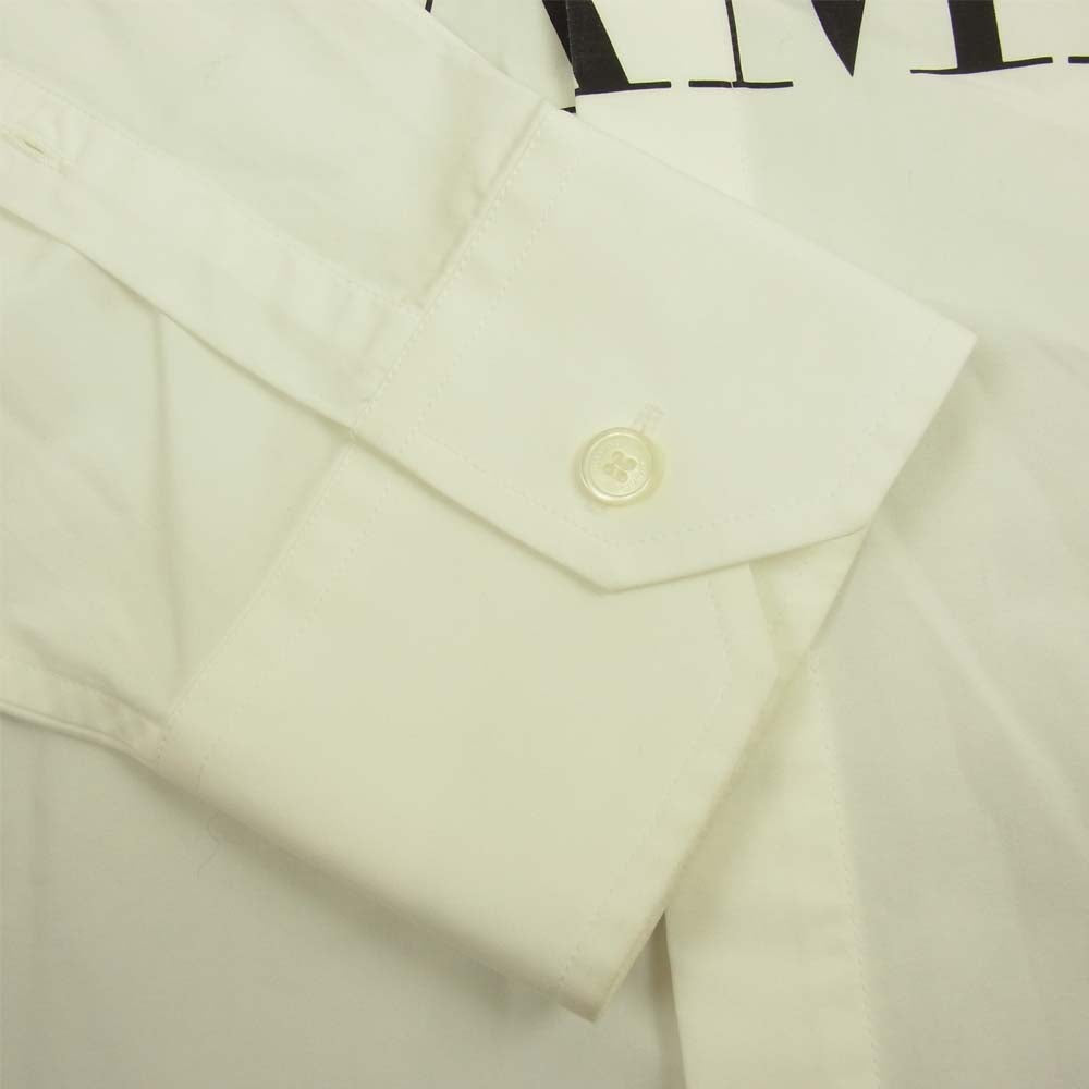 VALENTINO ヴァレンティノ 20ss tv0aba9569u 国内正規品 ロゴ ドリームプリント シャツ ホワイト系 40【中古】