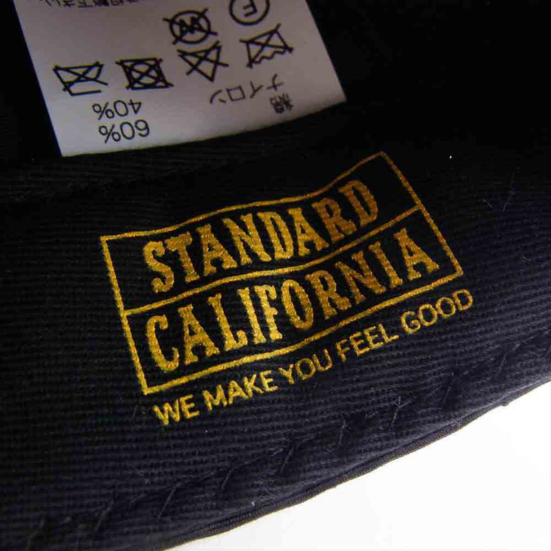 STANDARD CALIFORNIA スタンダードカリフォルニア SD LOGO PATCH CAP ロゴ ワッペン キャップ ブラック系【中古】
