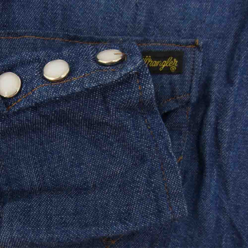 Wrangler ラングラー ビンテージ USA製 70s Denim Western Shirts