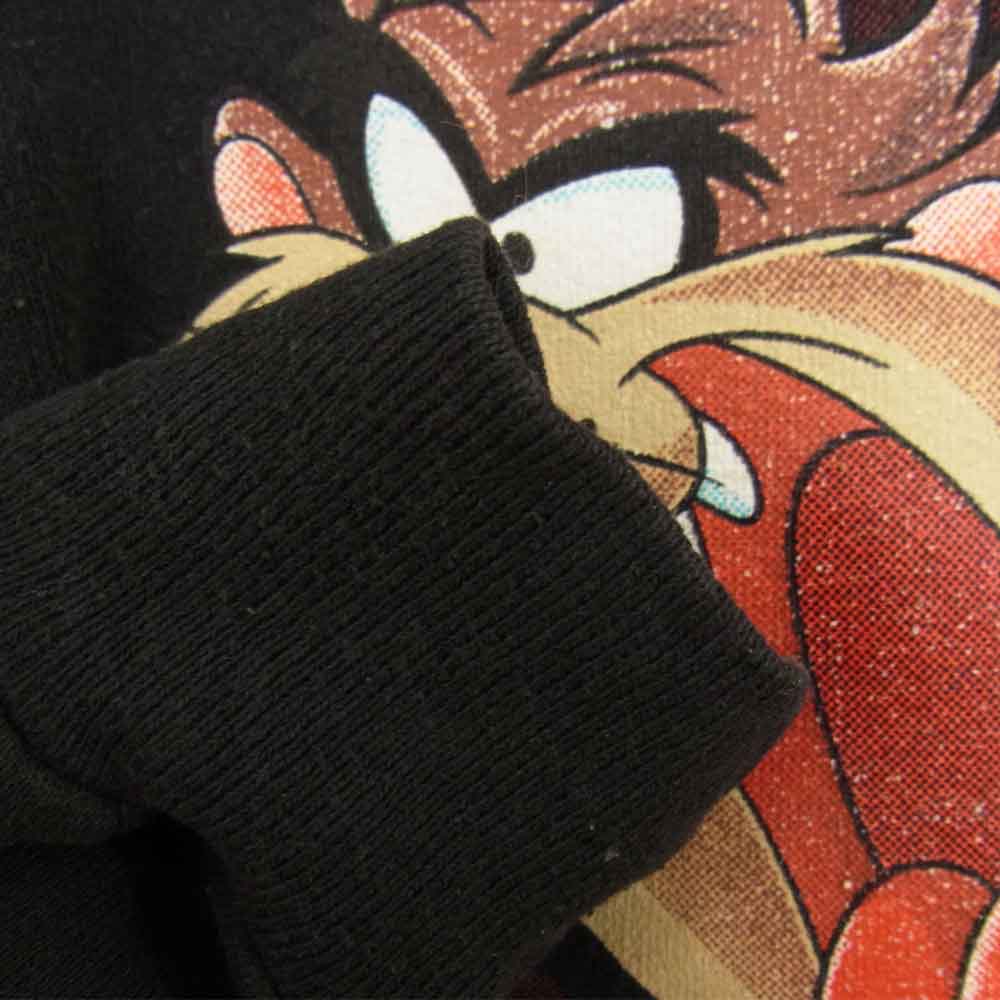 ベルバシーン ビンテージ USA製 90s LOONEY TUNES ルーニー チューンズ スウェット ブラック系 L【中古】