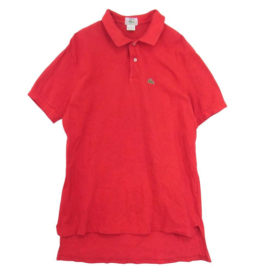 アイゾッド ラコステ ビンテージ 80s 90s USA製 ポロシャツ レッド系 XL【中古】