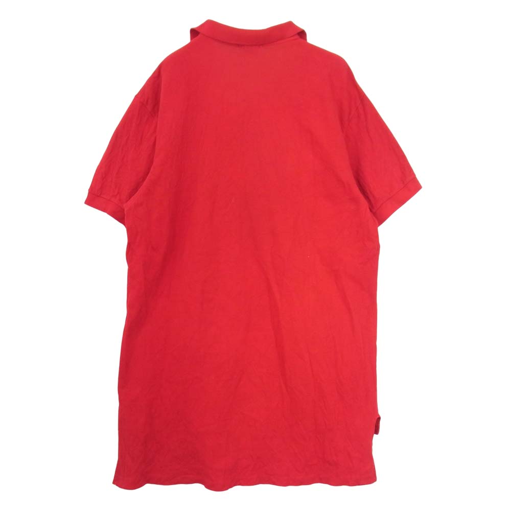 アイゾッド ラコステ ビンテージ 80s 90s USA製 ポロシャツ レッド系 XL【中古】