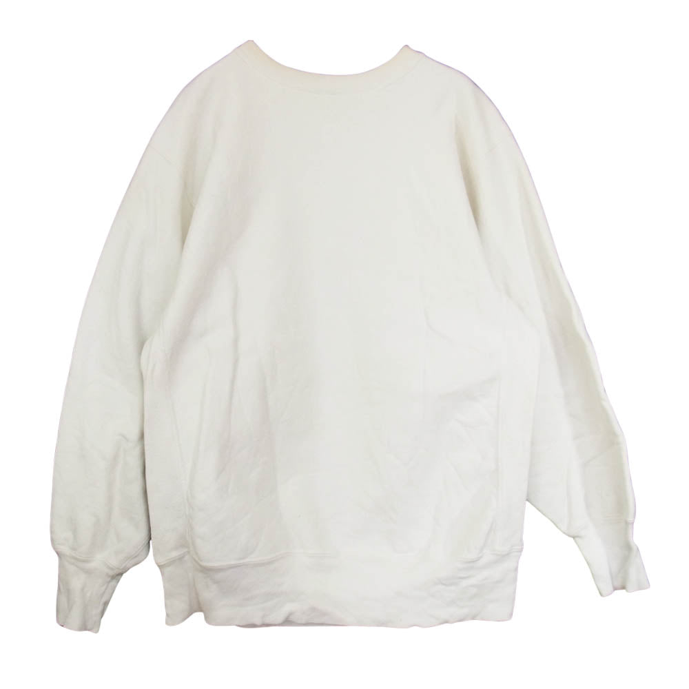 Champion チャンピオン ビンテージ 90s USA製 刺?タグ リバースウィーブ スウェット ホワイト系 XL【中古】