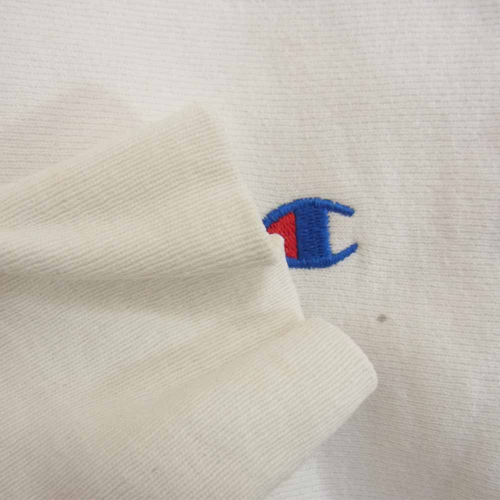 Champion チャンピオン ビンテージ 90s USA製 刺?タグ リバースウィーブ スウェット ホワイト系 XL【中古】