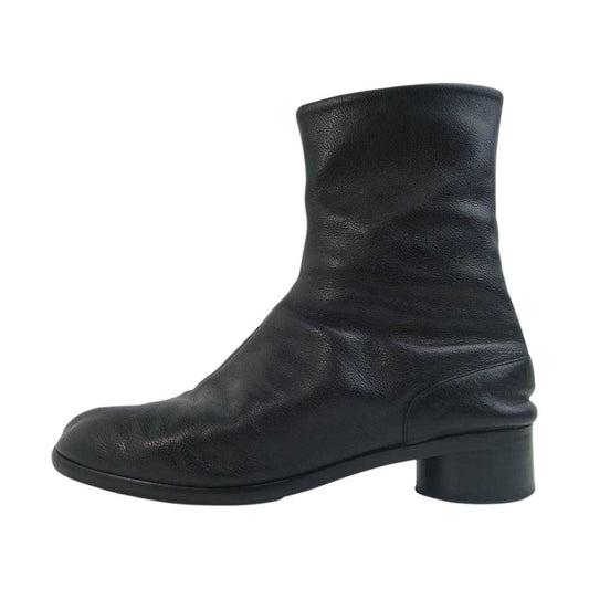 MAISON MARGIELA メゾンマルジェラ s57wu0153 TABI BOOTS スプリットトゥ ブーツ 足袋ブーツ ブラック系 43【中古】