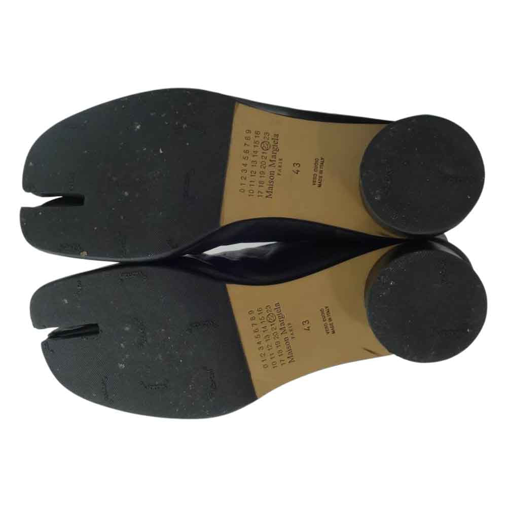 MAISON MARGIELA メゾンマルジェラ s57wu0153 TABI BOOTS スプリットトゥ ブーツ 足袋ブーツ ブラック系 43【中古】
