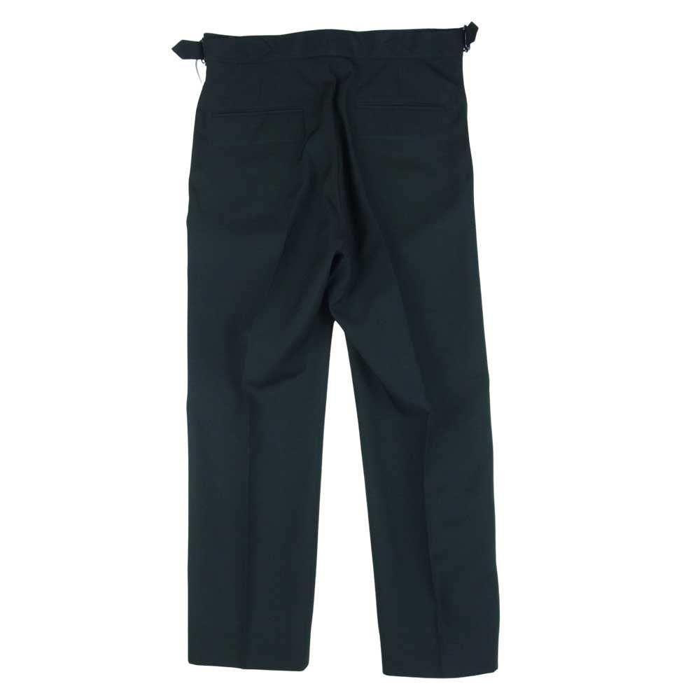 ヨーク 22SS YK22SS0316P Covered Straight Fit Trouser テーパード ストレートフィット トラウザー スタックス パンツ ダークグレー系 2【新古品】【未使用】【中古】