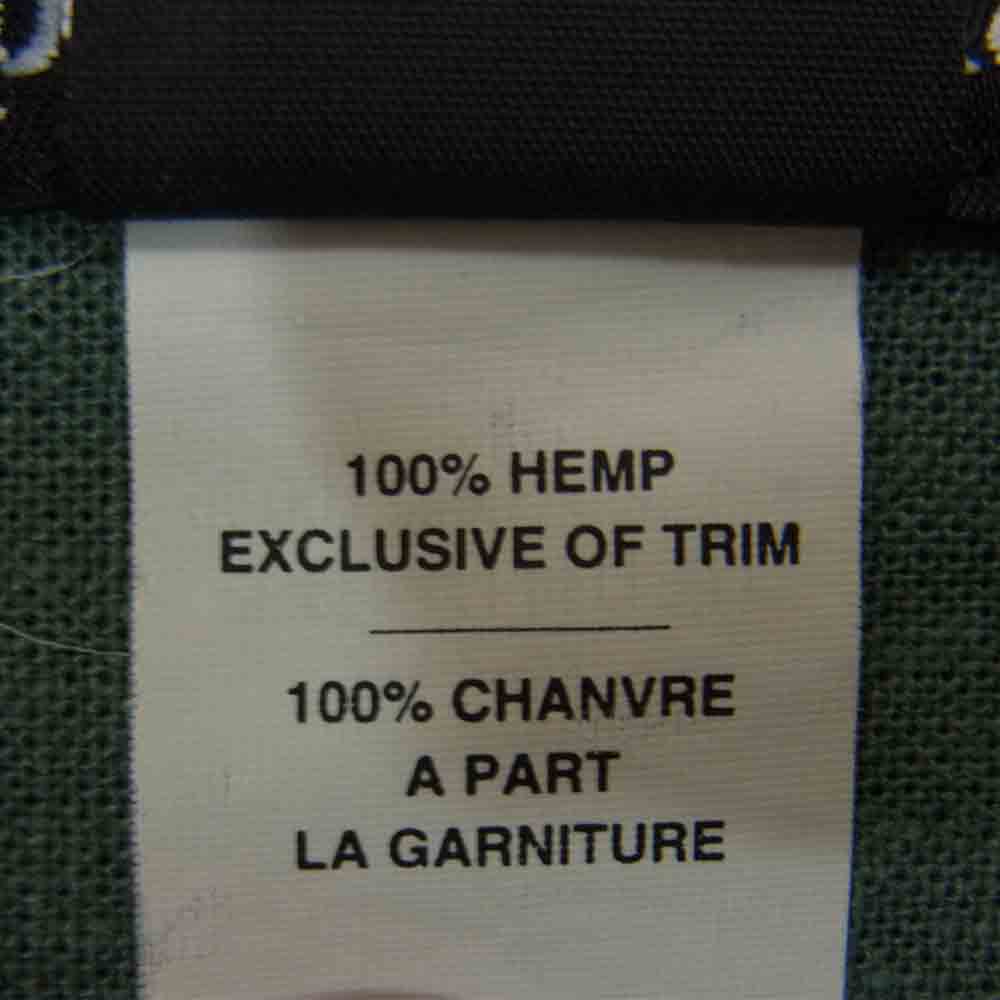 patagonia パタゴニア 99AW 99年製 HEMP ヘンプ 長袖 シャツ カーキ系 M【中古】