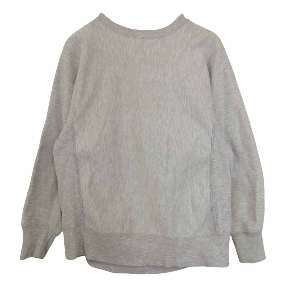 Champion チャンピオン ビンテージ 80s USA製 トリコタグ リバースウィーブ クルーネック スウェット グレー系 S【中古】