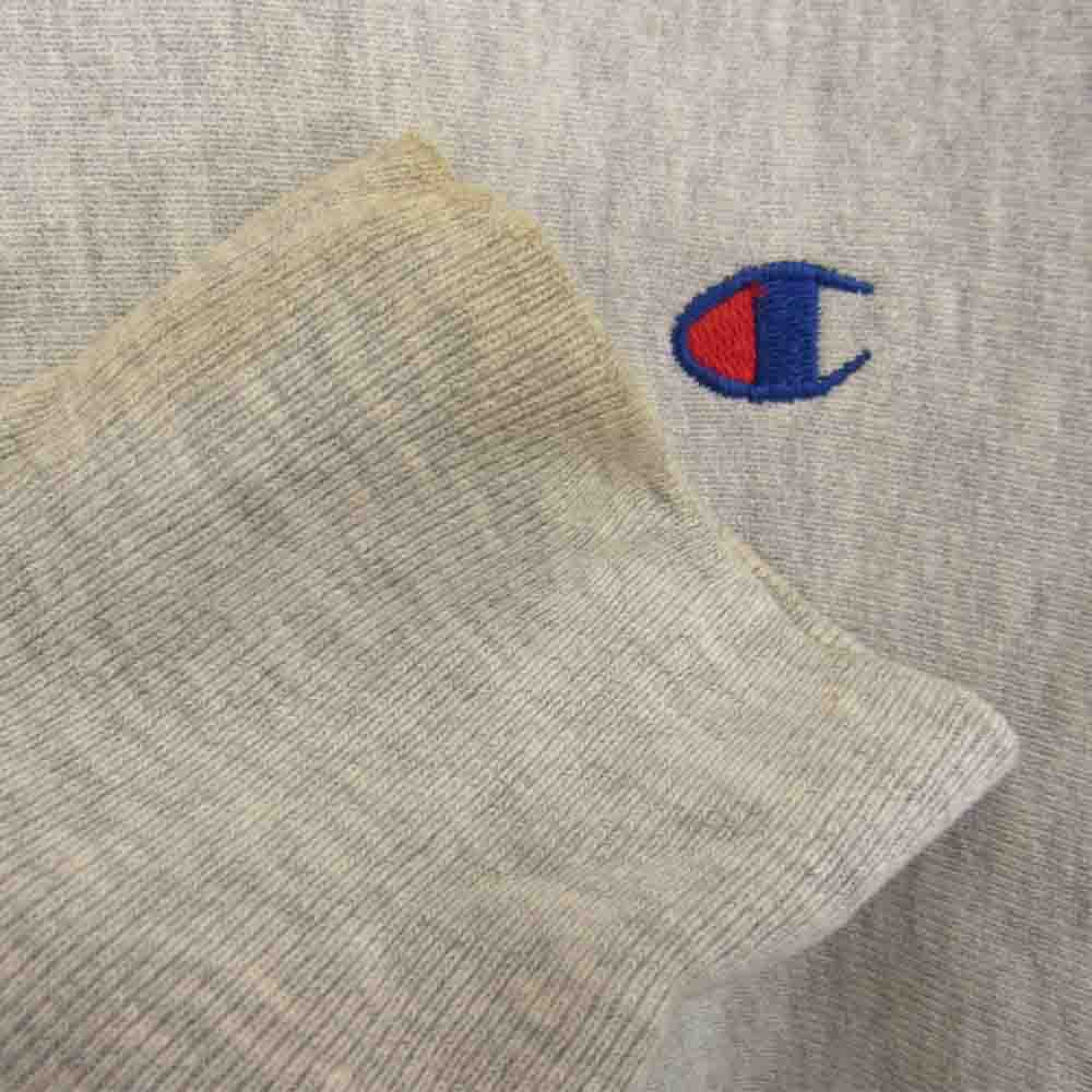 Champion チャンピオン ビンテージ 80s USA製 トリコタグ リバースウィーブ クルーネック スウェット グレー系 M【中古】