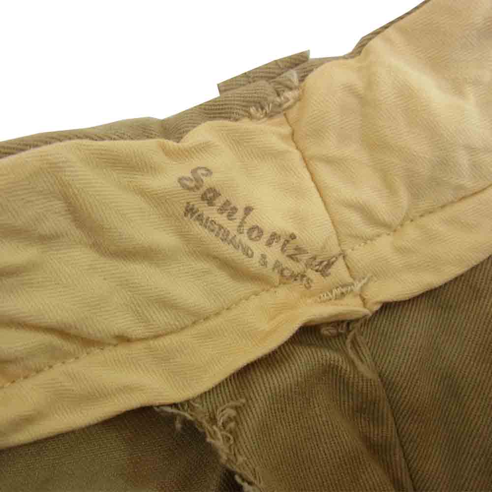 Lee リー ビンテージ 60s Chetopa Twill チノ トラウザー パンツ 三角マチ付 ワークパンツ ベージュ系 サイズ表記無【中古】