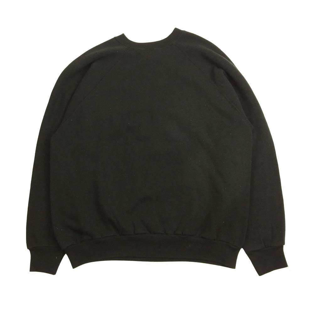 タルテックス ビンテージ USA製 80s 90s プリント ラグラン スウェット ブラック系 XL【中古】