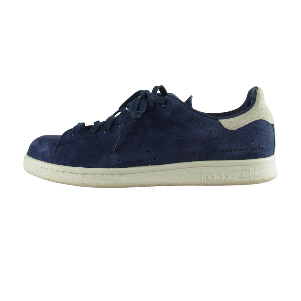 adidas アディダス B34151 STAN SMITH WM スタンスミス スエード ローカット スニーカー ネイビー系 28㎝【中古】