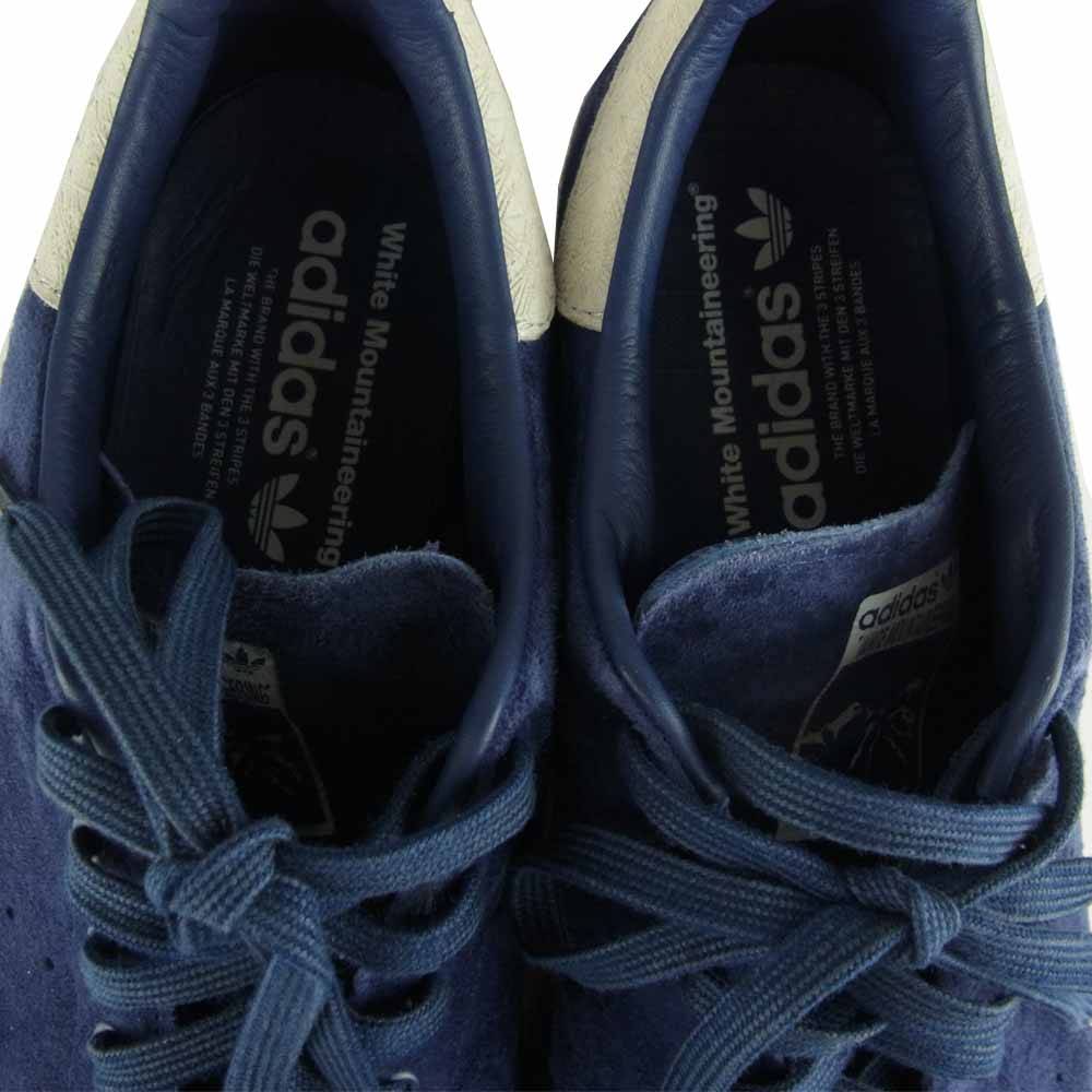 adidas アディダス B34151 STAN SMITH WM スタンスミス スエード ローカット スニーカー ネイビー系 28㎝【中古】