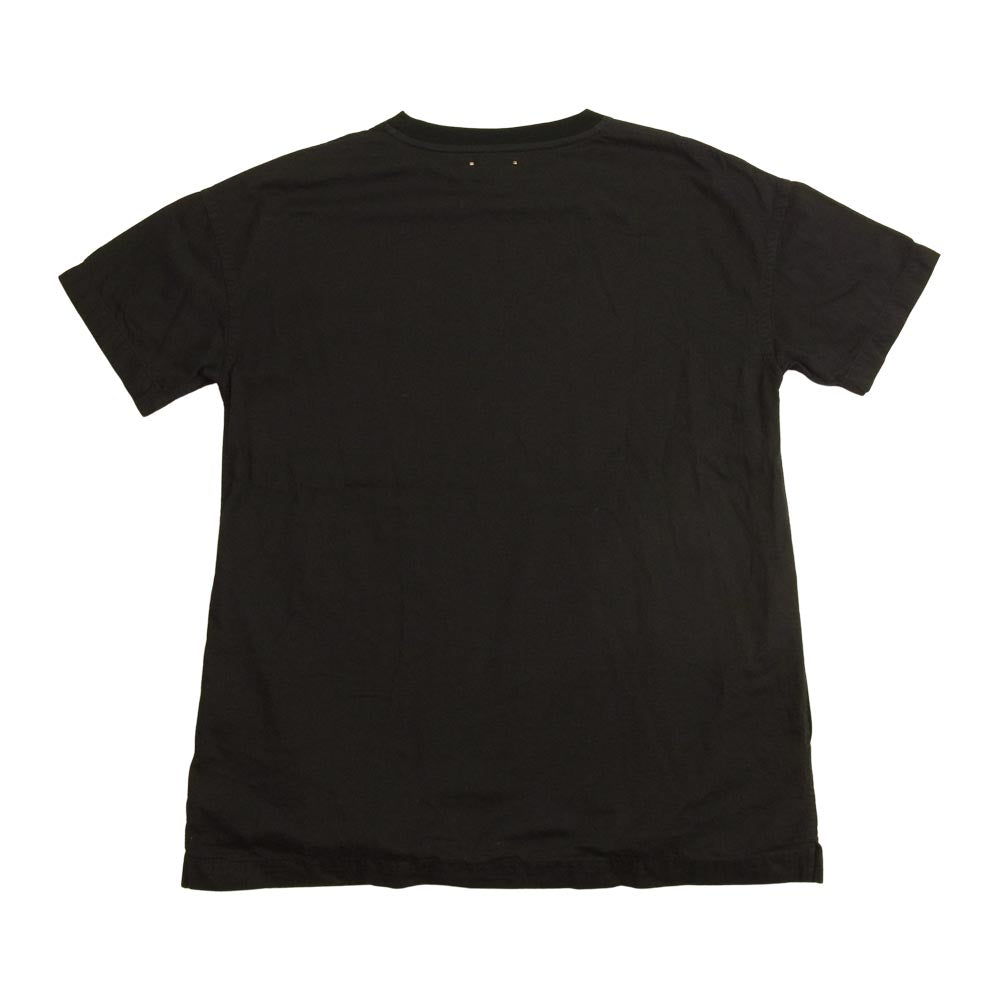 MINEDENIM マインデニム 2005-4002-99-012 Flyer Print Denim T-SH フライヤー プリント デニム 半袖 Tシャツ ブラック系 1【中古】