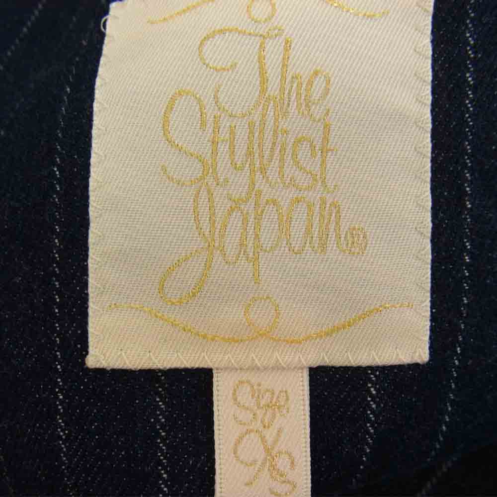 The Stylist Japan ザスタイリストジャパン TSJJ-64901-04 ストライプ デニム 2B ジャケット ネイビー系 XS【中古】