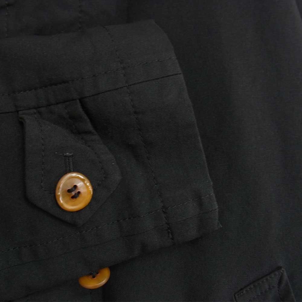 COMME des GARCONS コムデギャルソン HOMME DEUX DP-C001 AD2015 オムドゥ ポリ製品染色加工 ステンカラーコート ブラック系 S【中古】