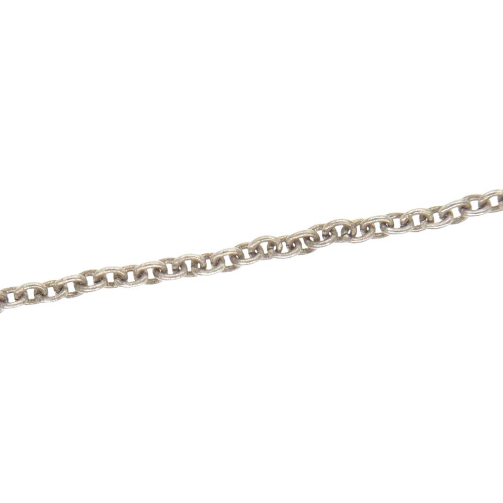 CELINE セリーヌ マカダム ハート ネックレス シルバー系【中古】