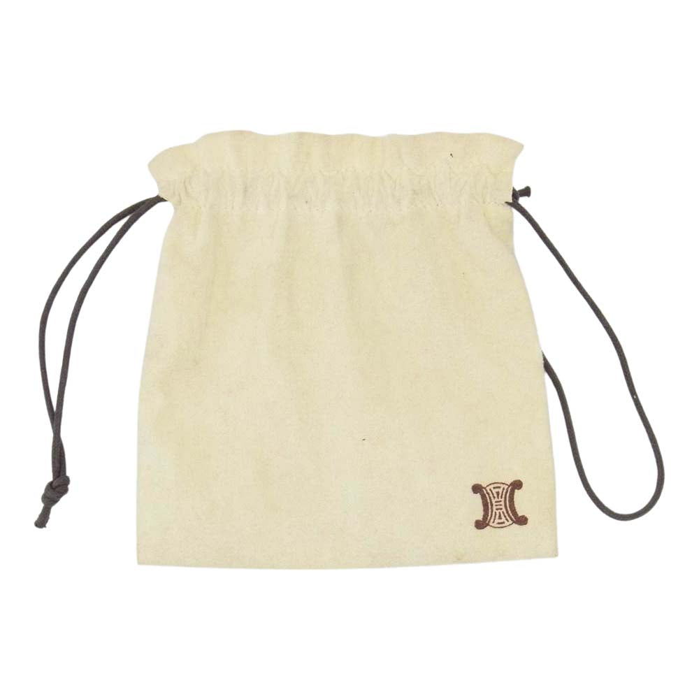 CELINE セリーヌ マカダム ハート ネックレス シルバー系【中古】