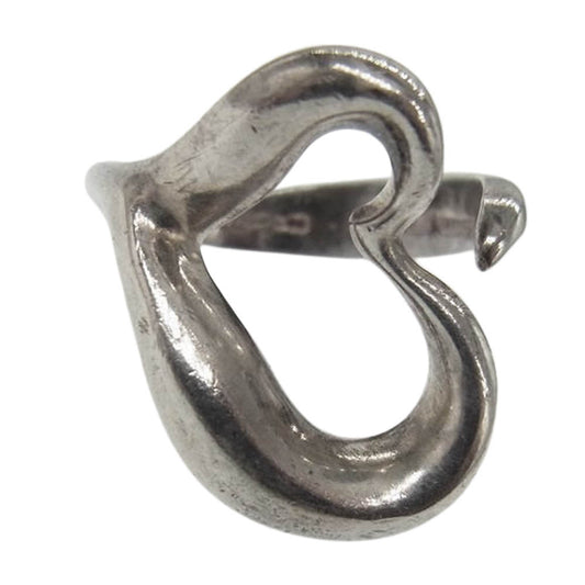 TIFFANY&Co. ティファニー エルサペレッティ オープンハート リング シルバー系【中古】